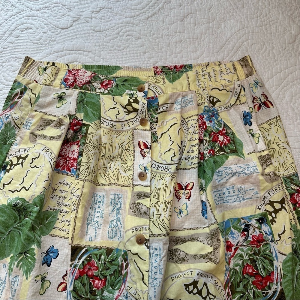 Vintage Tamaridge Skirt Set. Size: 8. 100% Cotton. Multicolored. - Picture 6 of 8